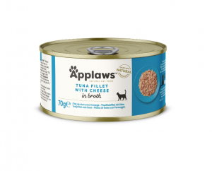 Applaws Cat Tuna Fillet with Cheese 6 x 70g